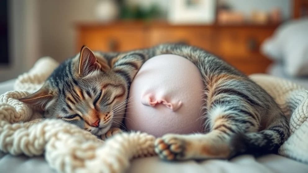 Hur länge är en katt dräktig