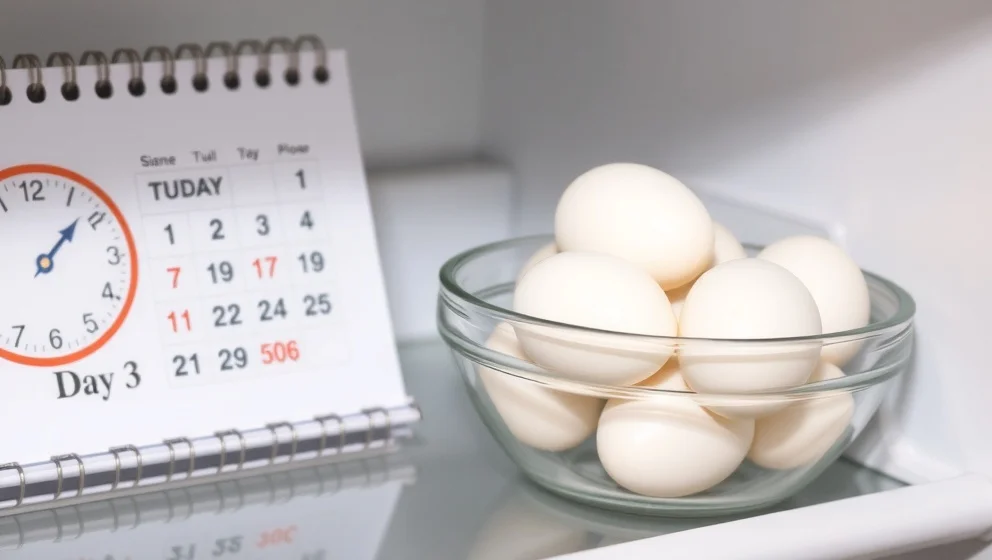 Hur länge håller kokta ägg i kylskåpet