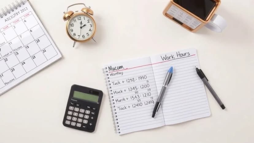 Hur många timmar jobbar man på en månad