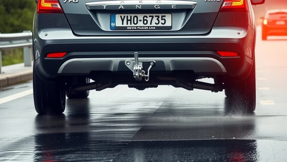 Hur mycket får bilen dra i regnummer