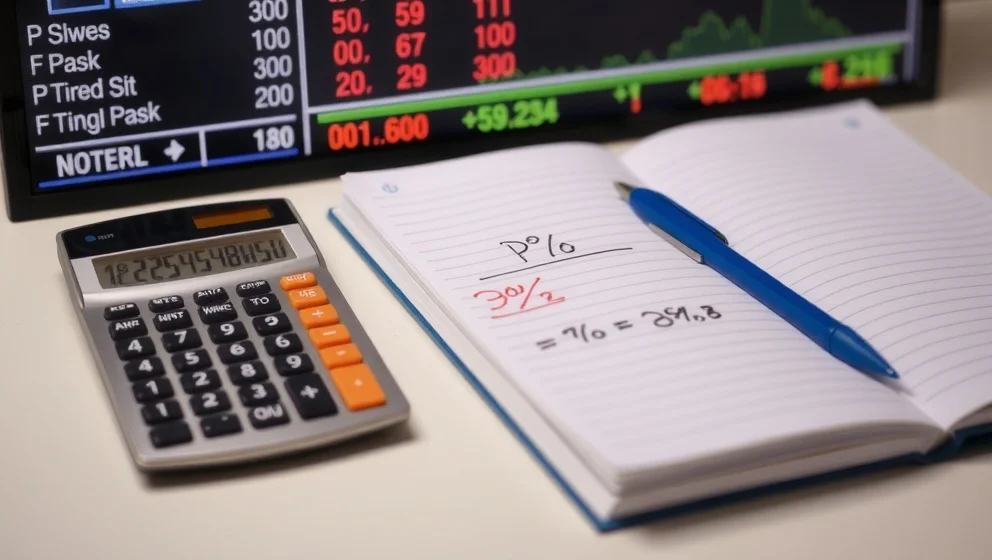 Hur räknar man ut procent på miniräknaren