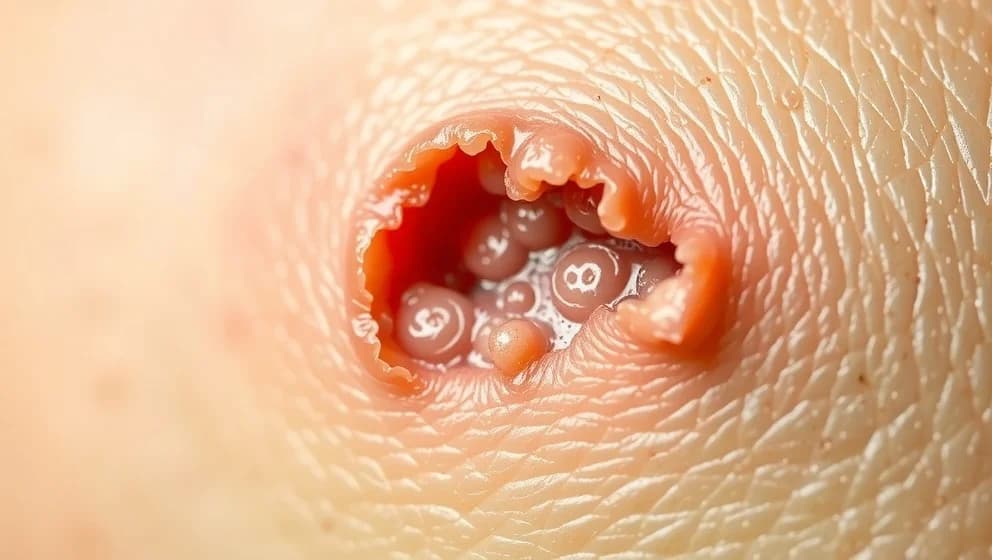 Hur ser det ut när en vårta lossnar