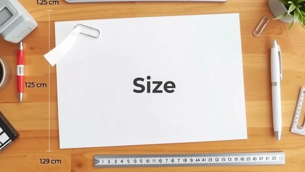 Hur stort är ett A4 egentligen